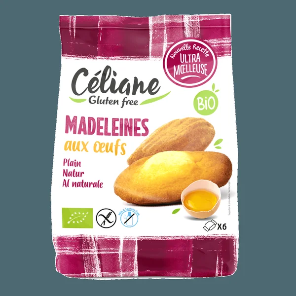 Madeleines aux Oeufs Sans Gluten