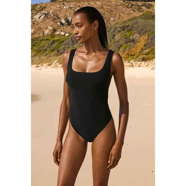Maillot de bain 1 pièce menstruel avec pads amovibles - Flux léger