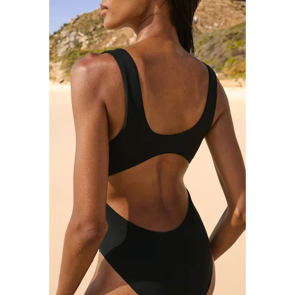 Maillot de bain 1 pièce menstruel avec pads amovibles - Flux léger