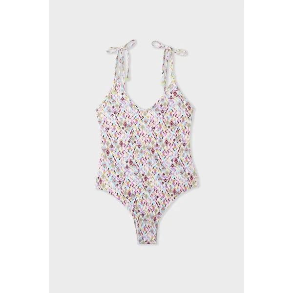 Maillot de bain 1 pièce à motifs