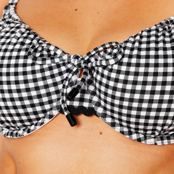 MAILLOT DE BAIN CORBEILLE BLANC/NOIR