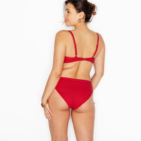 Maillot de bain culotte maxi ROUGE