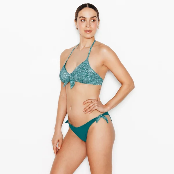 MAILLOT DE BAIN CULOTTE MIDI MULTICO BLEU