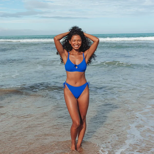 MAILLOT DE BAIN TRIANGLE BRASSIERE BLEU ROI