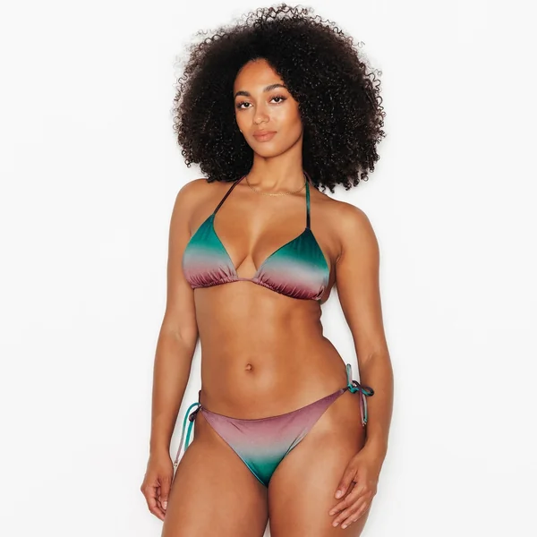 MAILLOT DE BAIN TRIANGLE MULTICOLOR