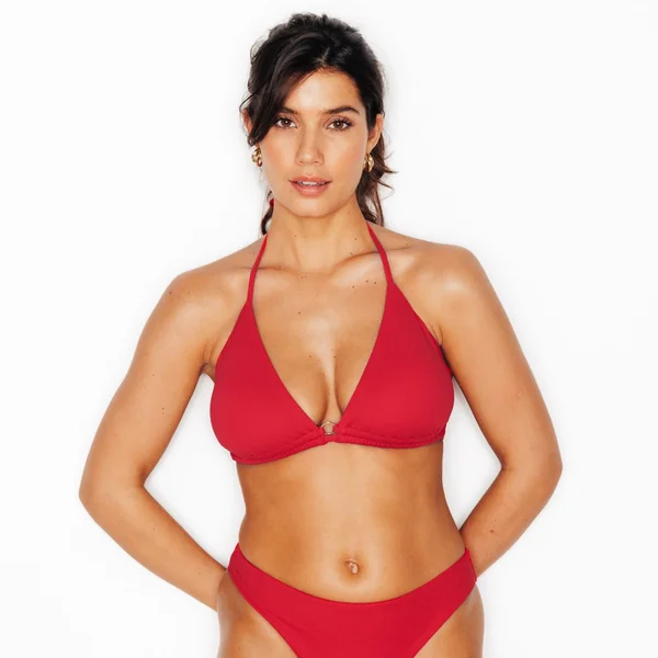 MAILLOT DE BAIN TRIANGLE ROUGE