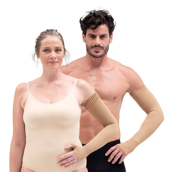 Manchon compresssif pour lymphoedème des membres supérieurs (classe II -23/32 mmHg)