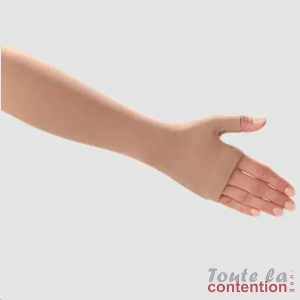 Manchon de compression Juzo Classic Seamless avec mitaine Classe 2