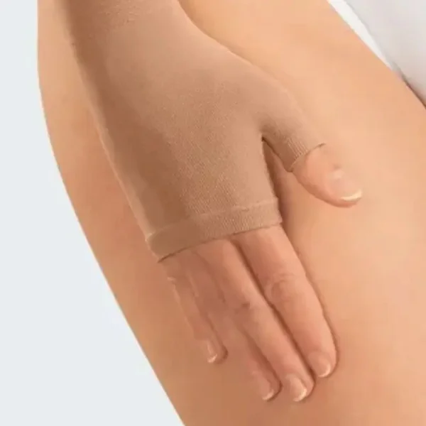Manchon de compression Mediven Harmony bande picots avec mitaine Classe 2