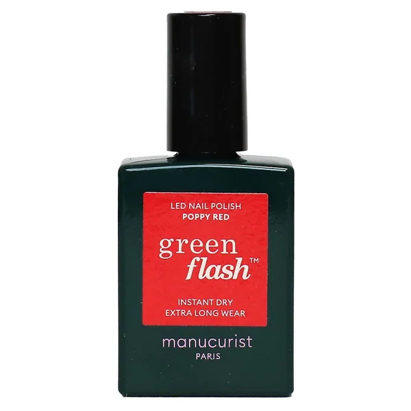 Manucurist Green Flash vernis semi permanent Poppy Red 15ml