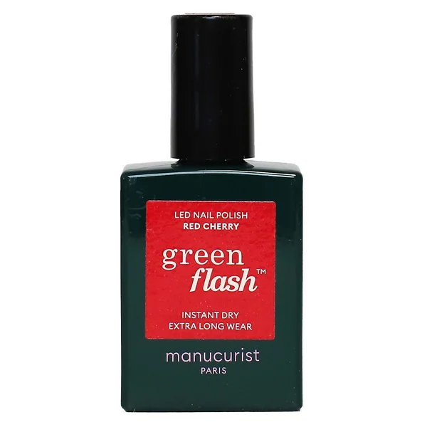 Manucurist Green Flash vernis semi permanent Red Cherry 15ml