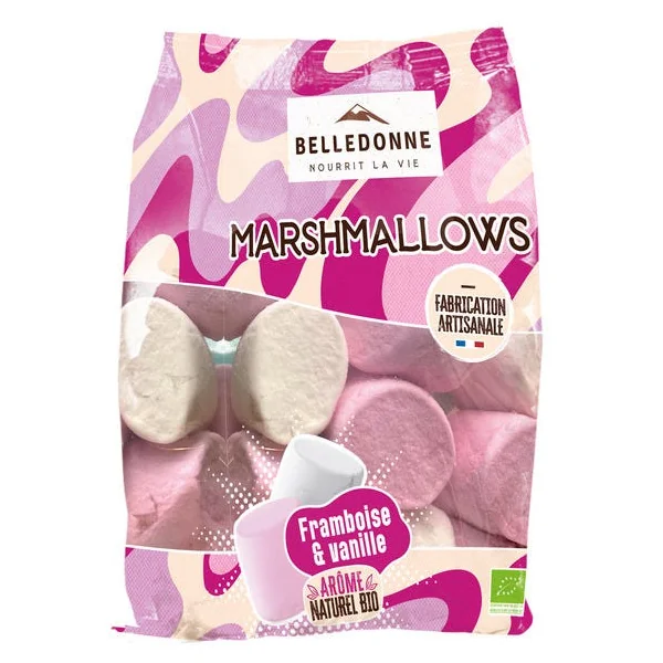 Marshmallow framboise & vanille 150g