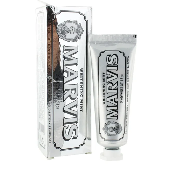 Marvis Dentifrice Whitening Mint Menthe Blancheur 25ml