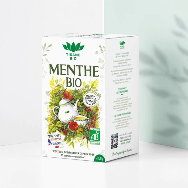 Menthe bio Romon Nature – 18 sachets