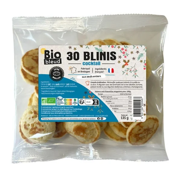 Mini blinis cocktail (30) 135g