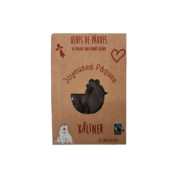 Mini œuf fourré caramel chocolat doux (15) 130g
