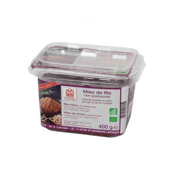 Miso de riz non pasteurise