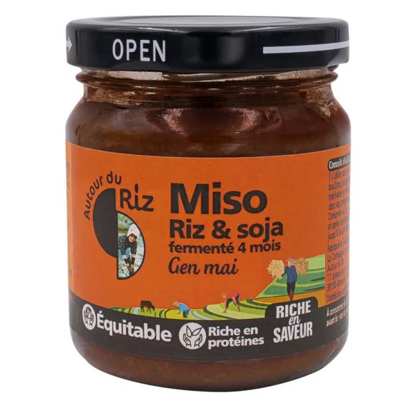 Miso riz & soja fermenté 4 mois gen mai 200g