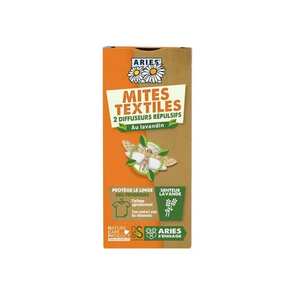 Mites textiles diffuseurs x2
