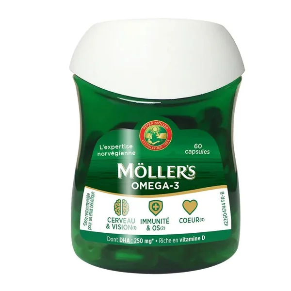 Moller's Omega3 double 60 Gélules