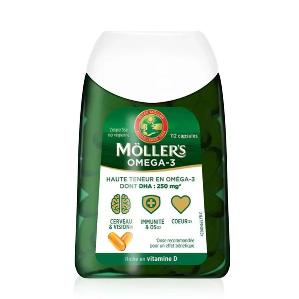Moller'S Oméga-3 Double 112 gélules