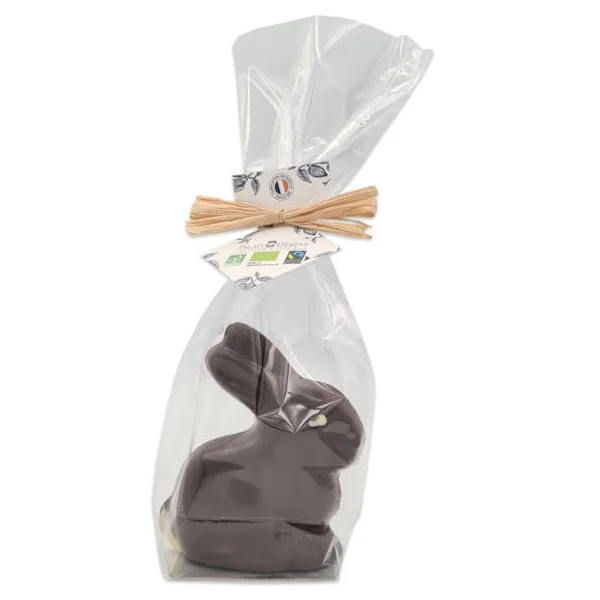 Moulage lapin chocolat noir 70g
