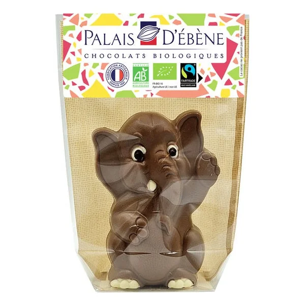 Moulage éléphant chocolat au lait 110g