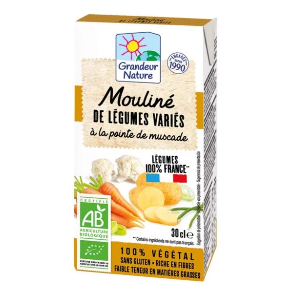 Mouliné légumes variés 30cl