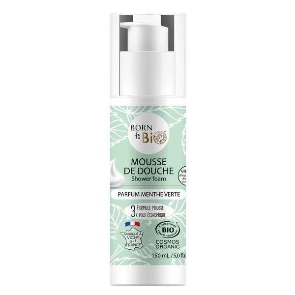 Mousse de douche menthe verte 150ml