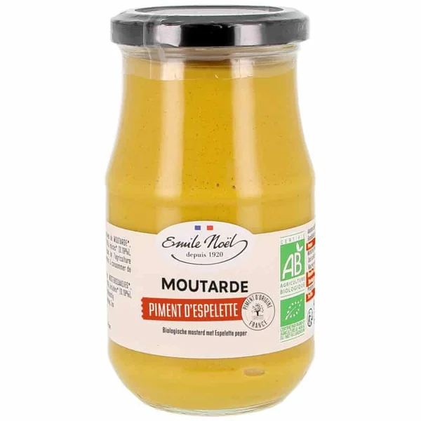 Moutarde aux piments espelette 200g
