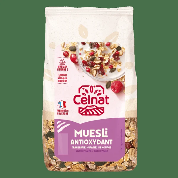Muesli Antioxydant Celnat 375 g