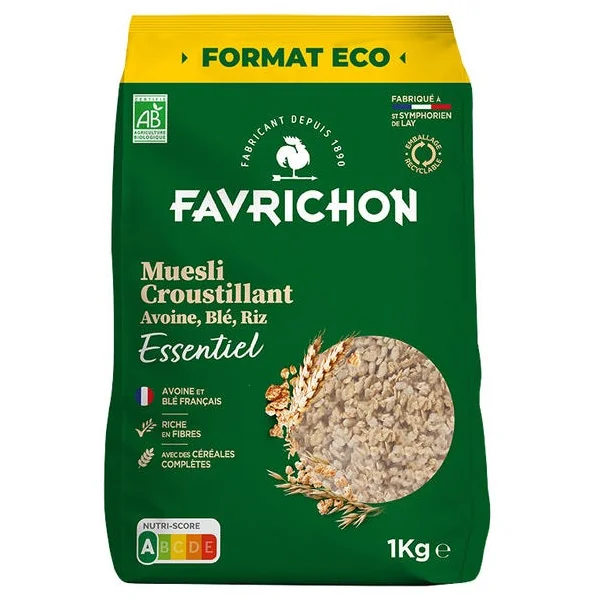 Muesli croustillant essentiel 1kg