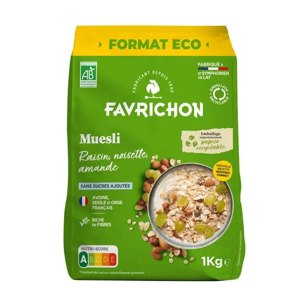 Muesli raisin noisette amande 1kg