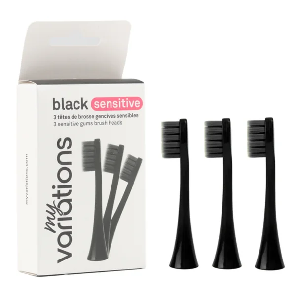 My Variations Têtes de brosse à dents électrique Sensitive noire
