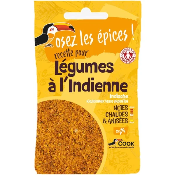 Mélange légumes à l'indienne 18g