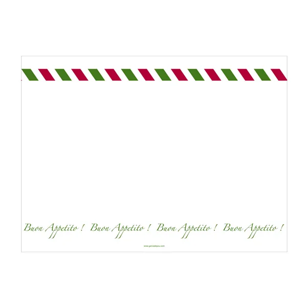 NAPPES "ITALIEN" 55 G/M2 30x40 CM BLANC AIRLAID (800 UNITÉ) - Garcia de Pou