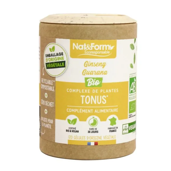Nat&Form Ecoresponsable Tonus 120 gélules végétales