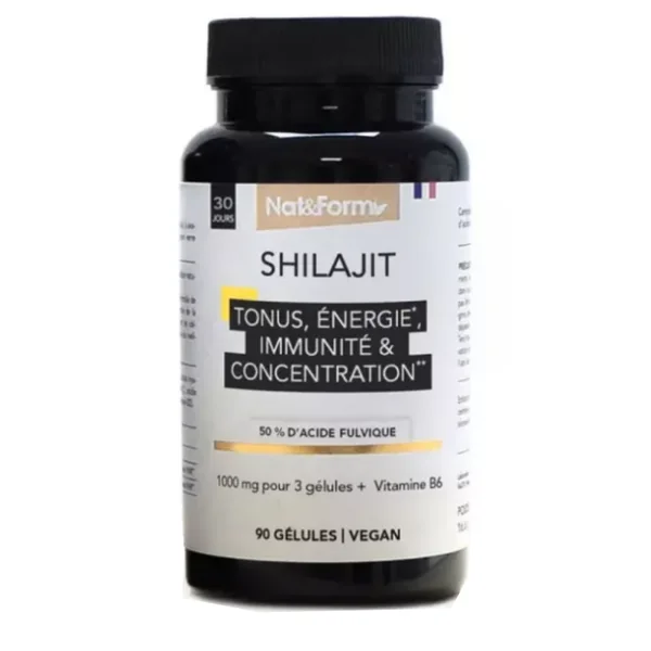 Nat&Form Shilajit 90 gélules