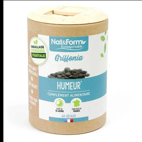 Nat&Form Écoresponsable Griffonia 60 gélules