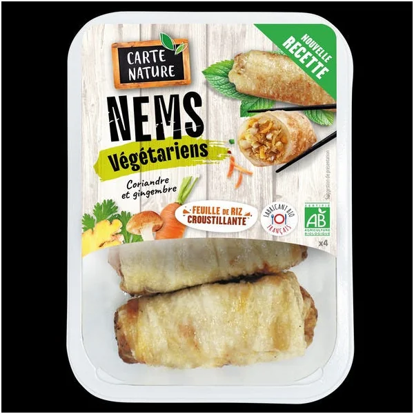 Nems végétariens (4) 200g
