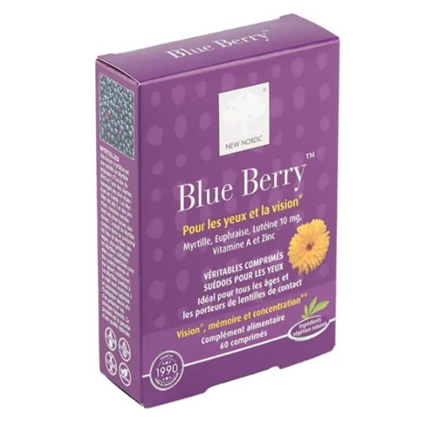 New Nordic Blue Berry vision 60 comprimés