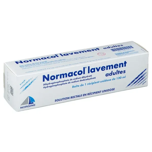 Norgine Normacol Lavement solution rectale en unidose adulte 130ml