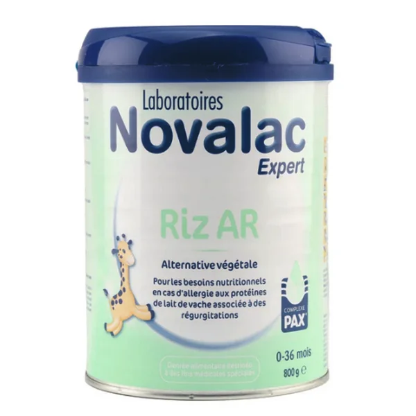 Novalac Expert Riz AR alternative végétale lait 0-36 mois 800g