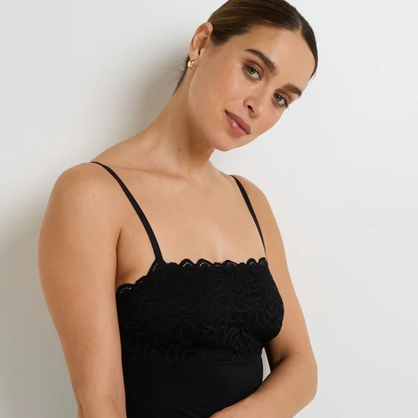 NUISETTE BANDEAU DENTELLE NOIR