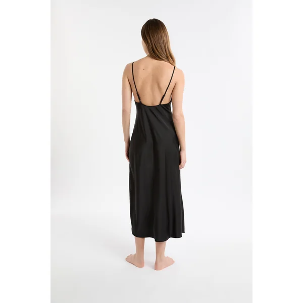 Nuisette longue satinée