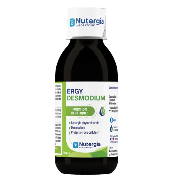 Nutergia Ergydesmodium fonction hépatique 250ml