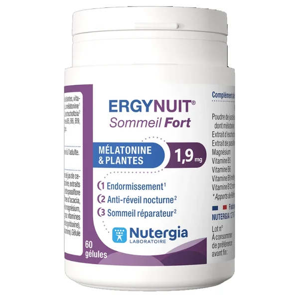 Nutergia Ergynuit Sommeil Fort 60 gélules