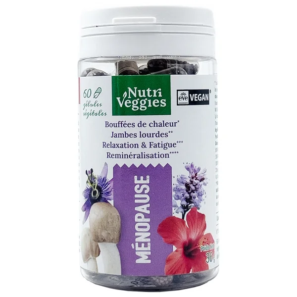 Nutriveggies Ménopause 60 Gélules
