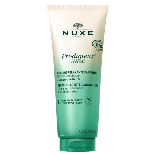Nuxe Prodigieux Néroli douche relaxante parfumée bio 200ml