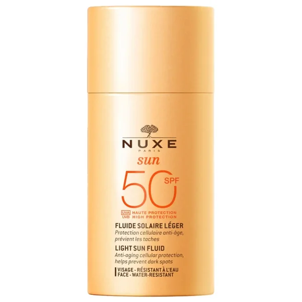 Nuxe Sun crème solaire visage fluide léger haute protection SPF50 50ml